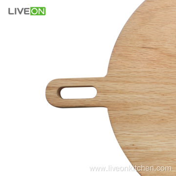 Round Red Oak Wooden Chopping Cutting Board